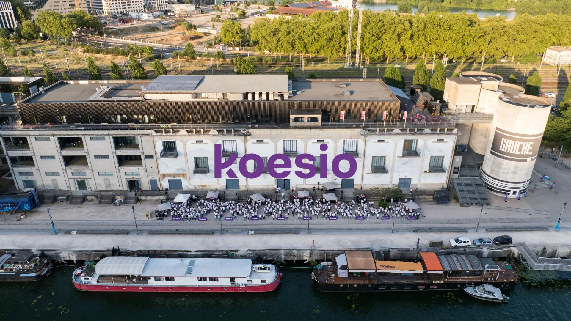 Événement KOESIO à La Sucrière de Lyon, captation vidéo d'aftermovie