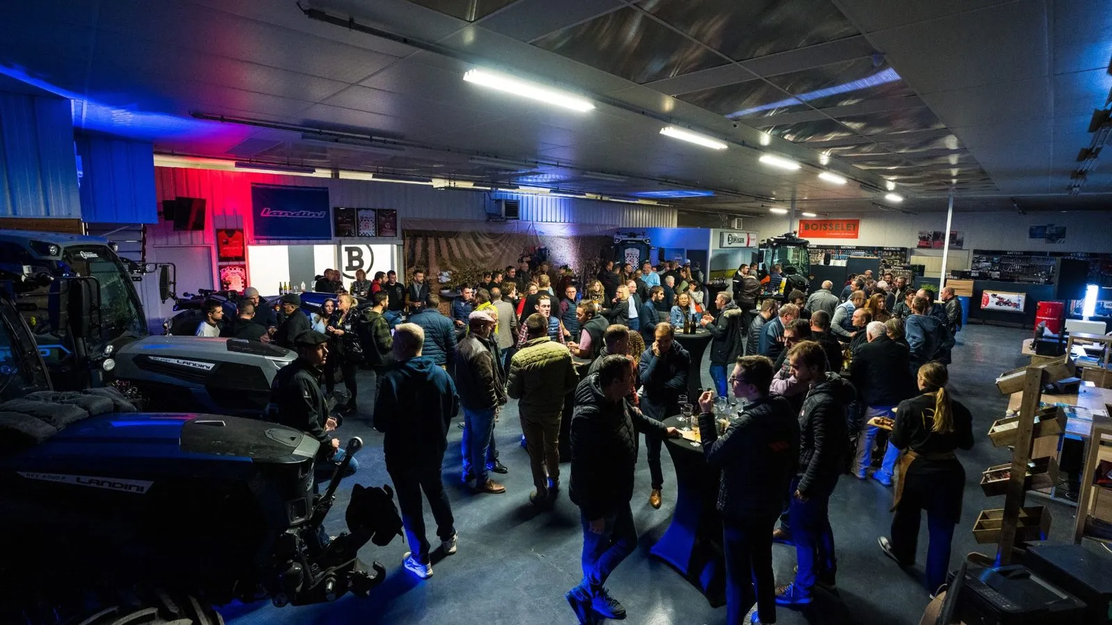 Soirée d'entreprise, ambiance en intérieur